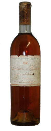 Chateau d'Yquem 1959 Sauternes Premiere Grand Cru Classe Top